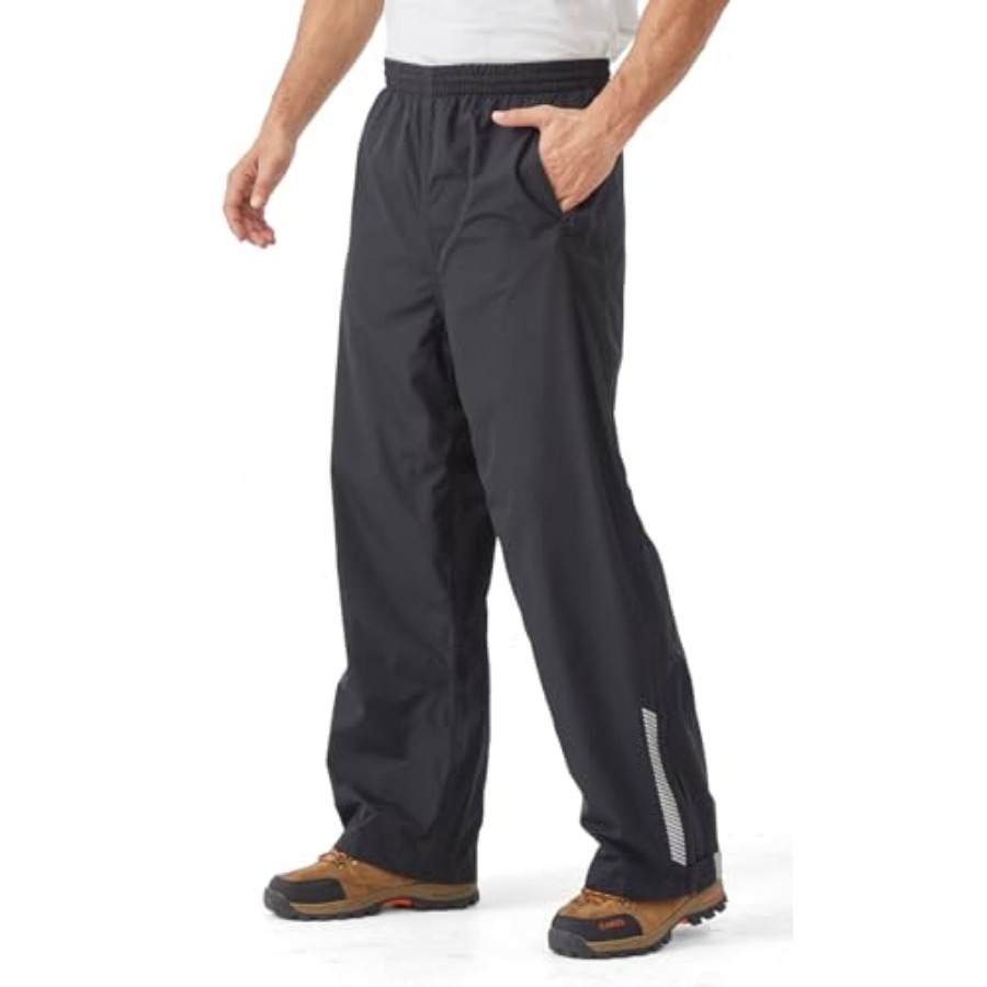 Fishing Pants Waterproof - Men's Packable Rain Pants Waterproof Windproof