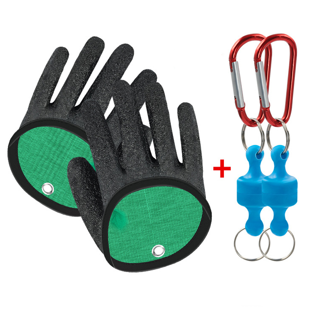 Fishing Gloves - Predatory Fish Glove with Magnetic Closure