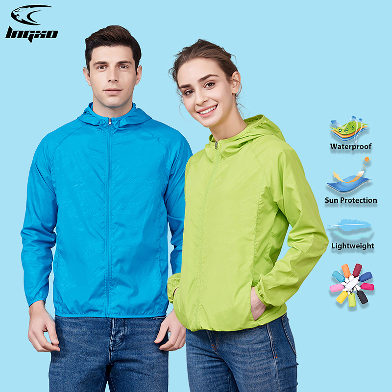 Fishing Rain Suit - LNGXO Unisex Hiking Jacket Men Women