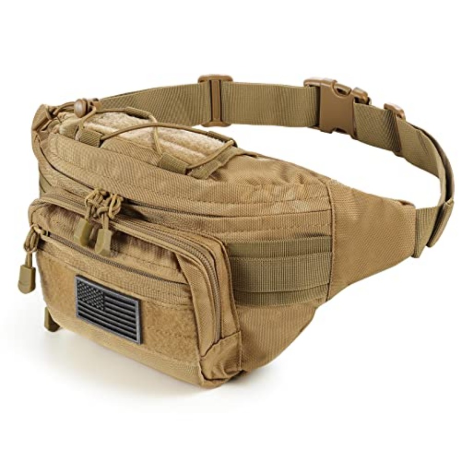 Fishing Belt - Tactical Fanny Pack, Military Waist Bag