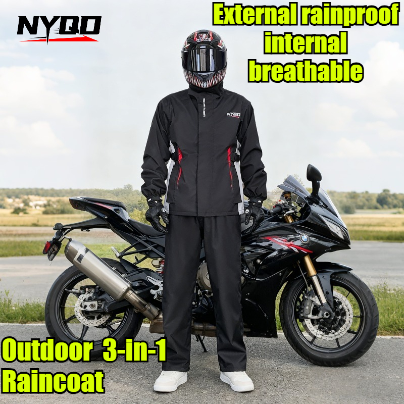 Fishing Jacket Waterproof - Motorcycle Raincoat Suit Men Ultrathin Waterproof