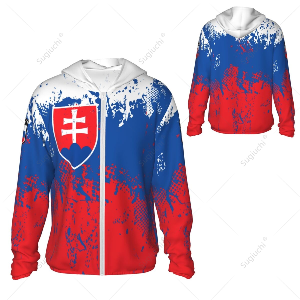 Slovakia Flag Sun Protection H - مراجعة Fishing Hoodie وسعره