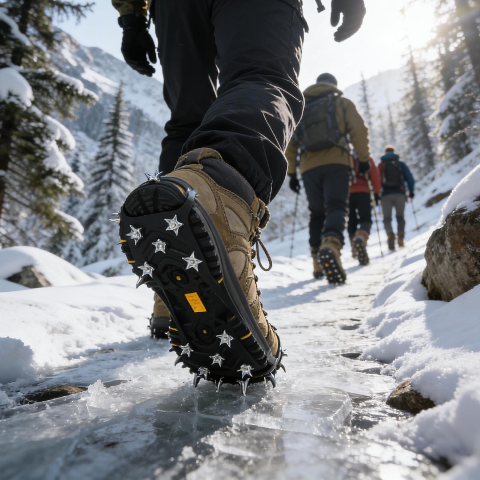 Ice Traction Cleats 8-Spikes A - مراجعة Fishing Boots وسعره