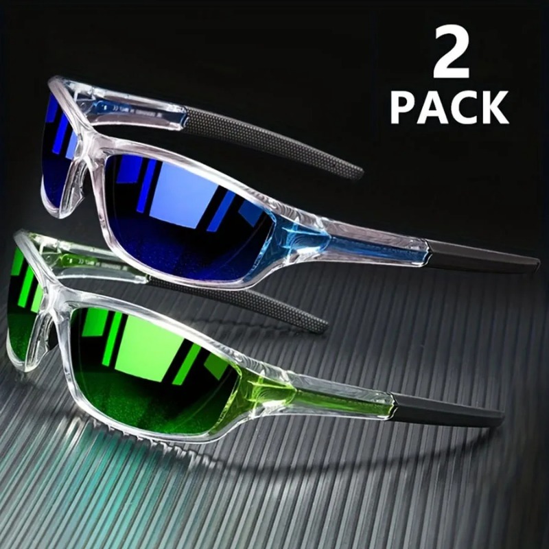 1/2PCS Sports Sunglasses for M - مراجعة Fishing Sunglasses Polarized وسعره