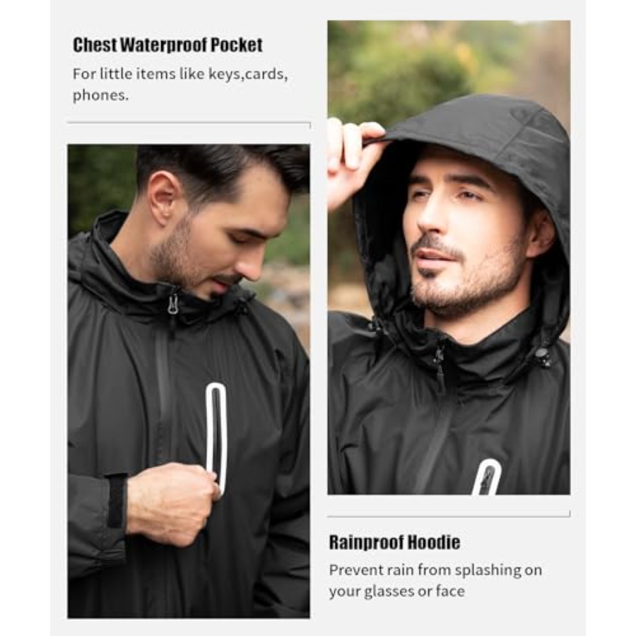 Men's Waterproof Golf Rain Sui - مراجعة Fishing Rain Suit وسعره