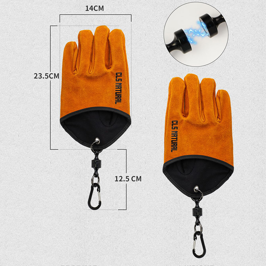 Heat Resistant BBQ Gloves Cowh - مراجعة Fishing Gloves وسعره