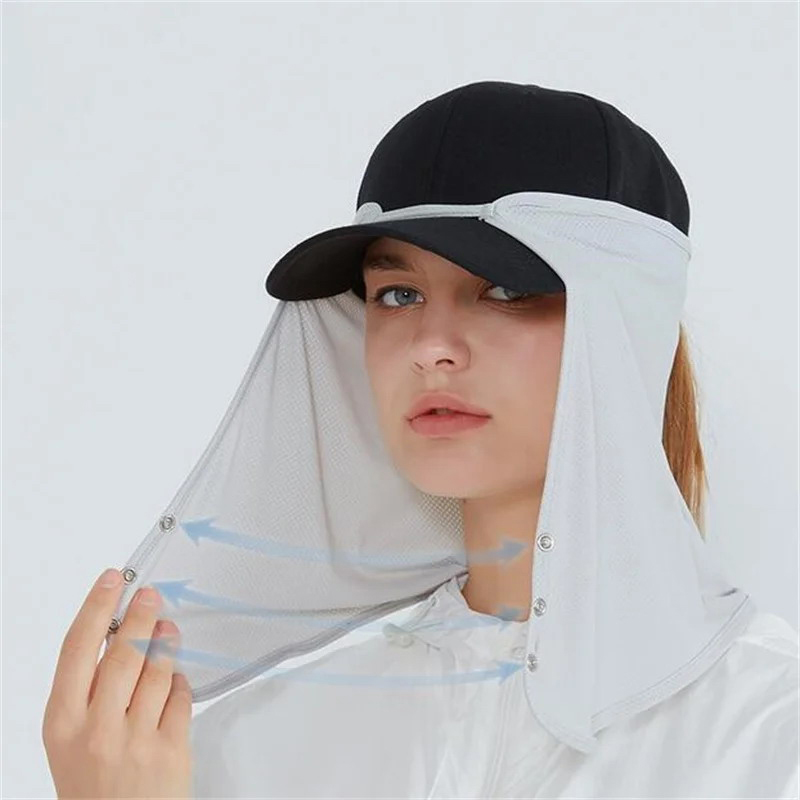Quick Drying Fishing Cap Face  - مراجعة Fishing Mask Sun Protection وسعره