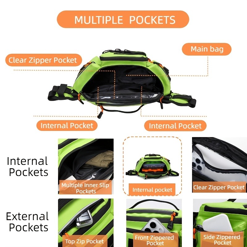Large Capacity Multifunctional - مراجعة Fishing Backpack وسعره