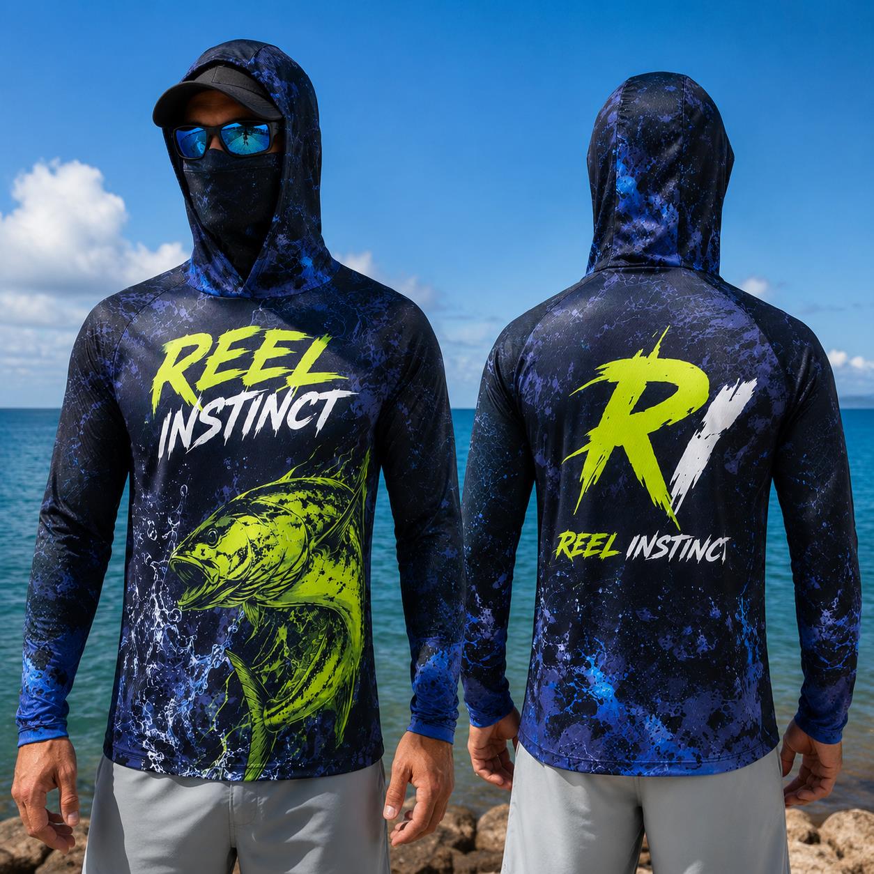 Fishing Hoodie Shirt Men Long  - مراجعة Fishing Hoodie وسعره