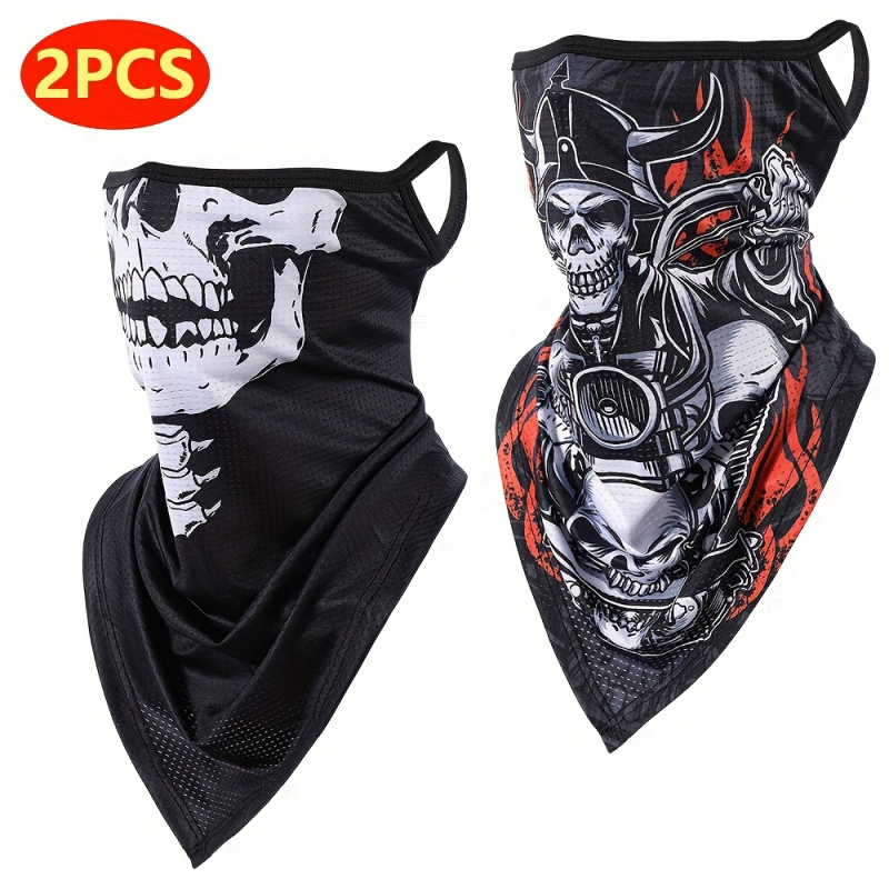 2-Pack, Men's Gothic Mask and  - مراجعة Fishing Mask Sun Protection وسعره
