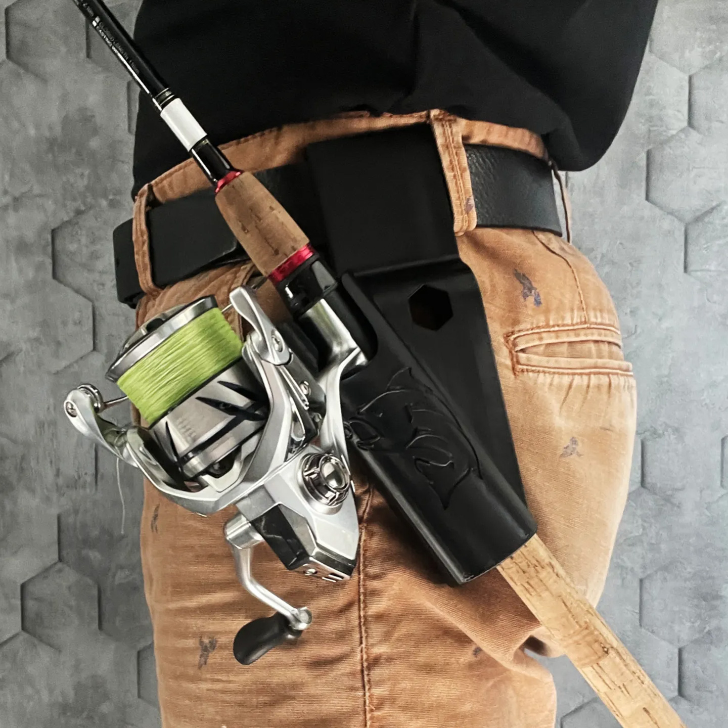 Portable Fishing Rod Holder Be - مراجعة Fishing Belt وسعره