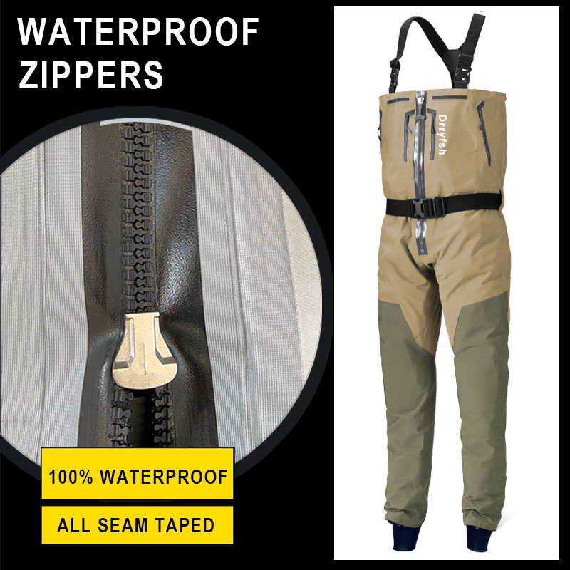 Zippered Waterproof Wader With - مراجعة Fishing Waders وسعره