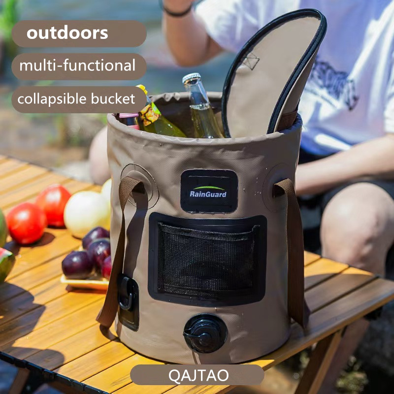 25L Portable Foldable Bucket B - مراجعة Fishing Bag Waterproof وسعره