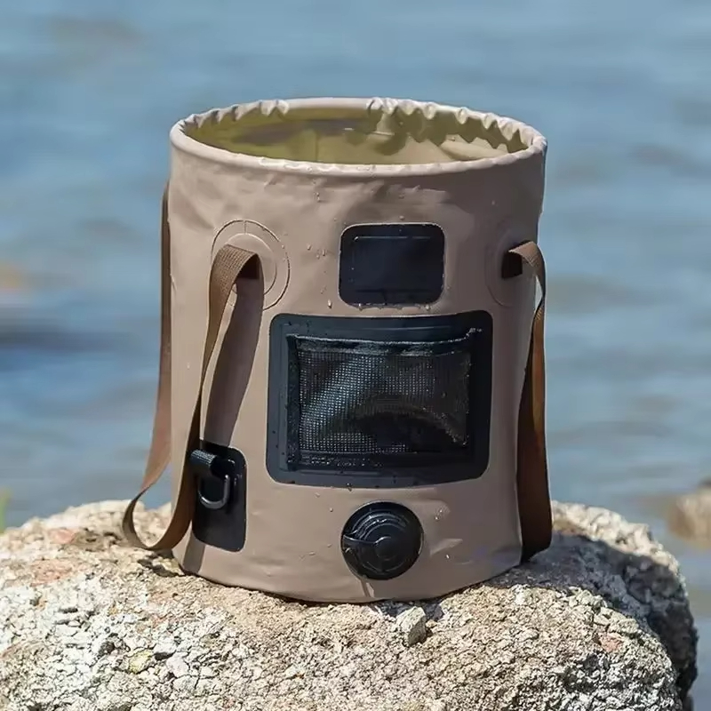 25L Portable Foldable Bucket B - مراجعة Fishing Bag Waterproof وسعره