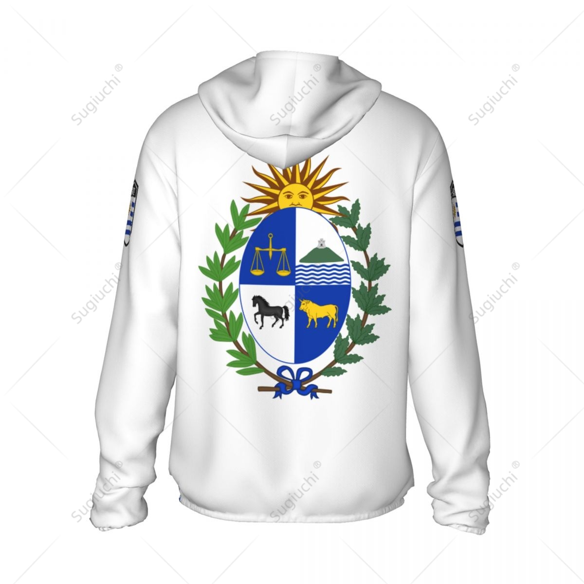 Uruguay Flag Sun Protection Ho - مراجعة Fishing Hoodie وسعره