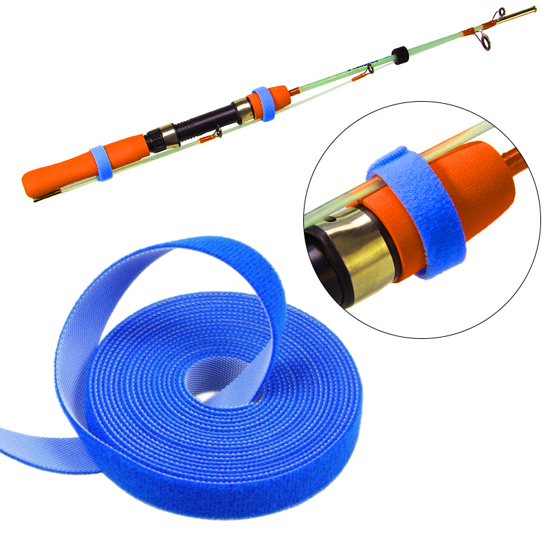 1m 5m Fishing Rod Tie Holders  - مراجعة Fishing Belt وسعره