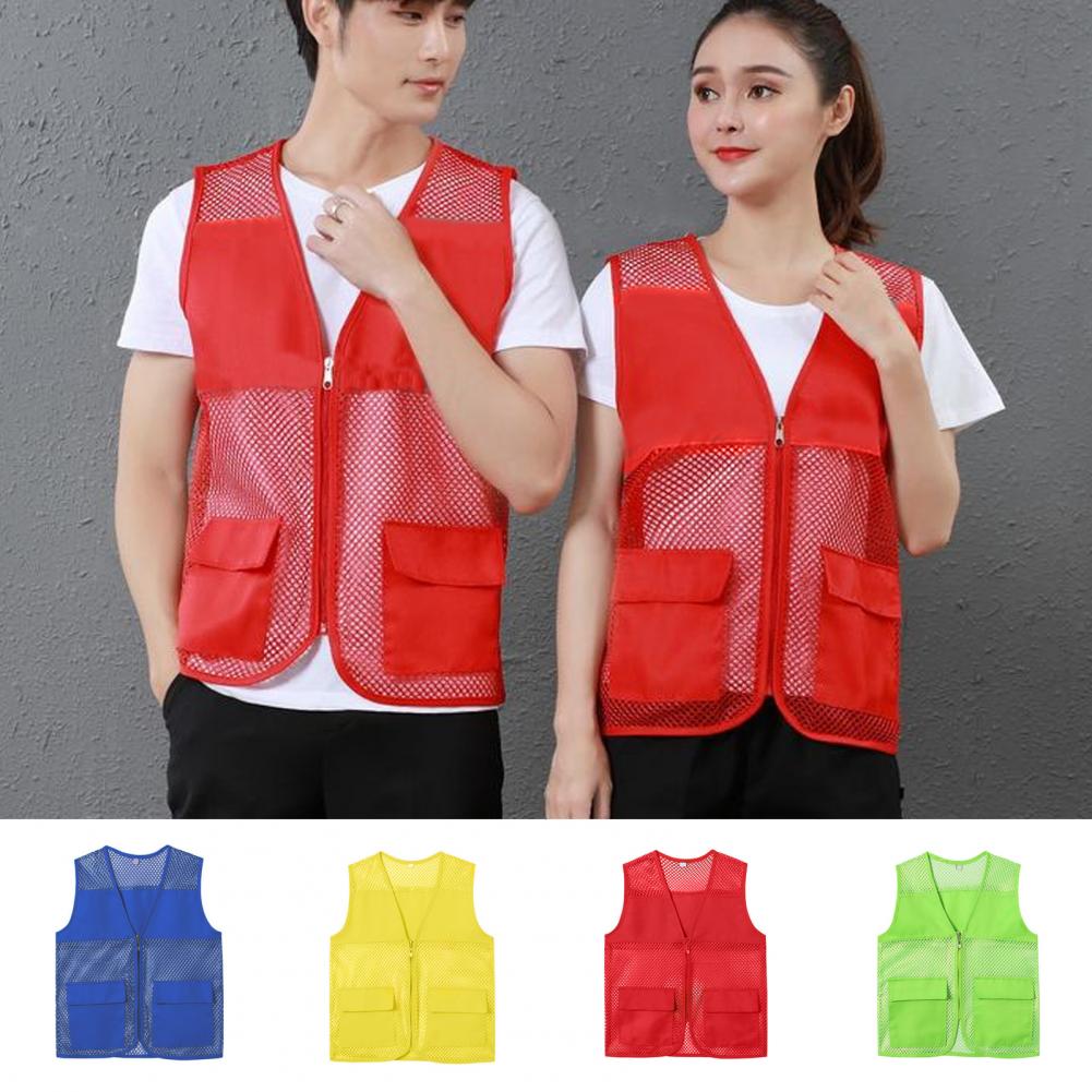 Fishing Vest Hollow Out Zipper - مراجعة Fishing Vest وسعره