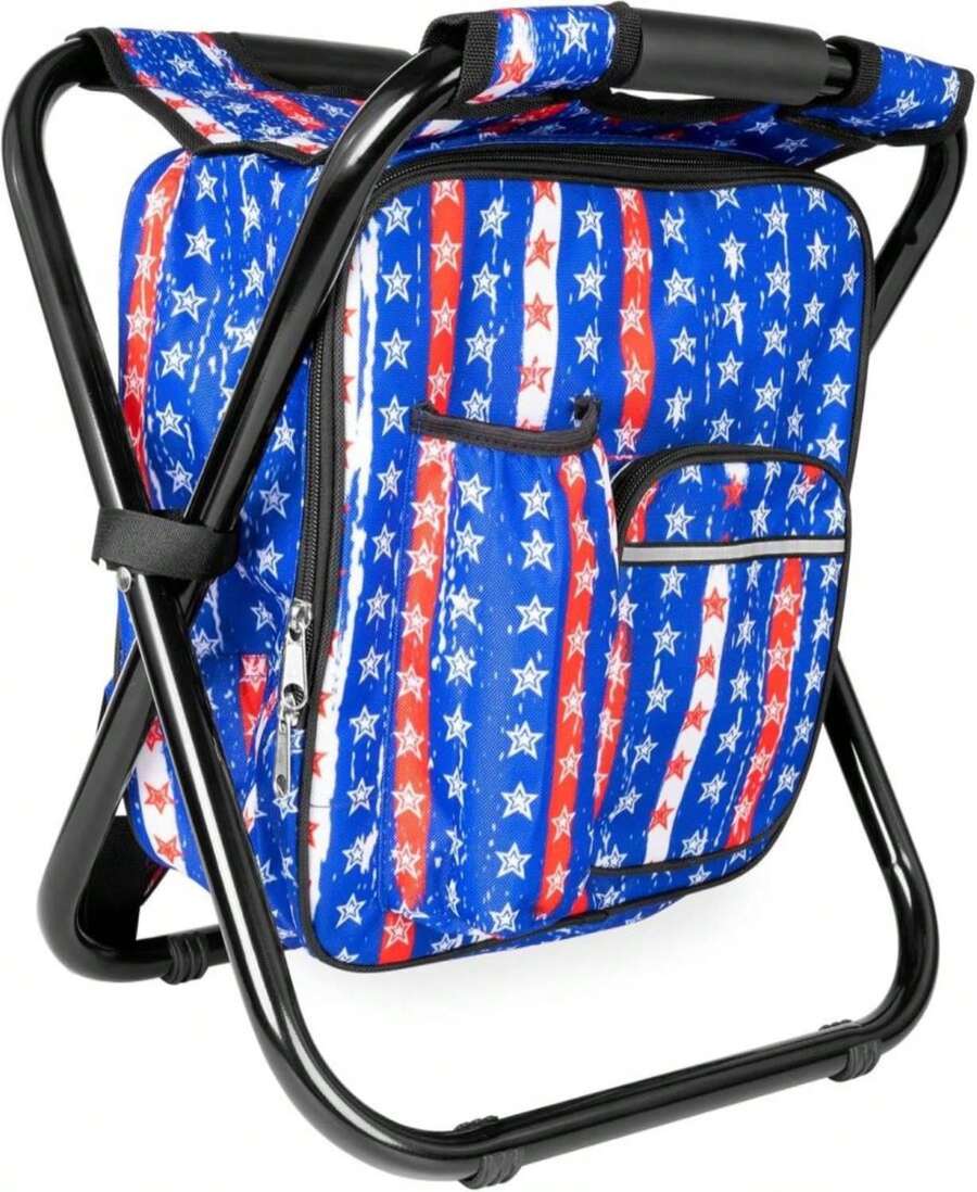 Portable Backpack Stool Foldin - مراجعة Fishing Backpack وسعره