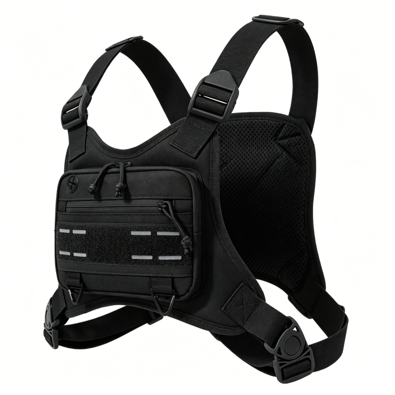 Tactical Front Chest Rig Bag V - مراجعة Fishing Backpack وسعره