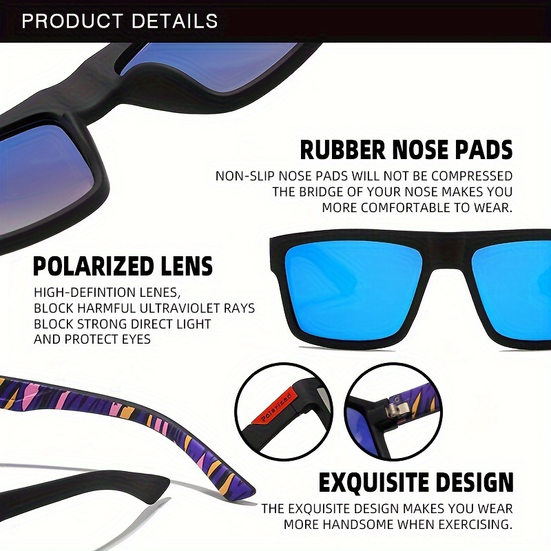 Fashion Travel Square Polarize - مراجعة Fishing Sunglasses Polarized وسعره
