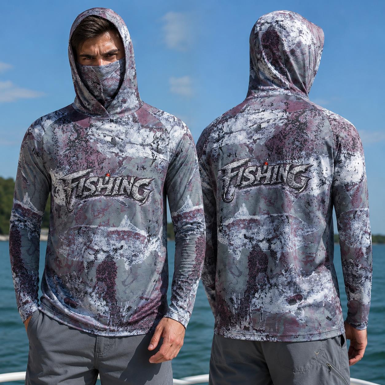 Fishing Shirt Hooded Men Fishi - مراجعة Fishing Hoodie وسعره