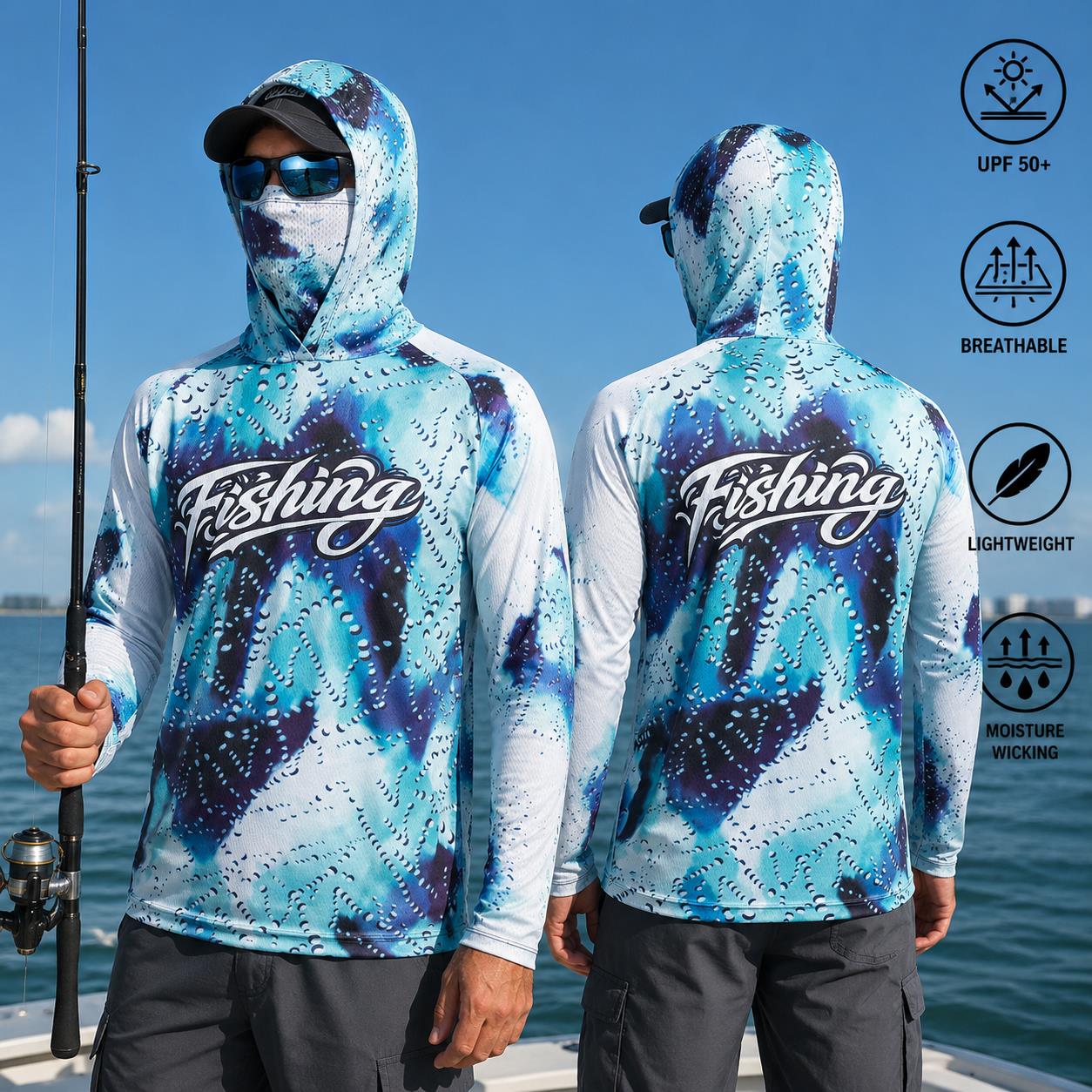 Fishing Shirt Hooded Men Fishi - مراجعة Fishing Hoodie وسعره