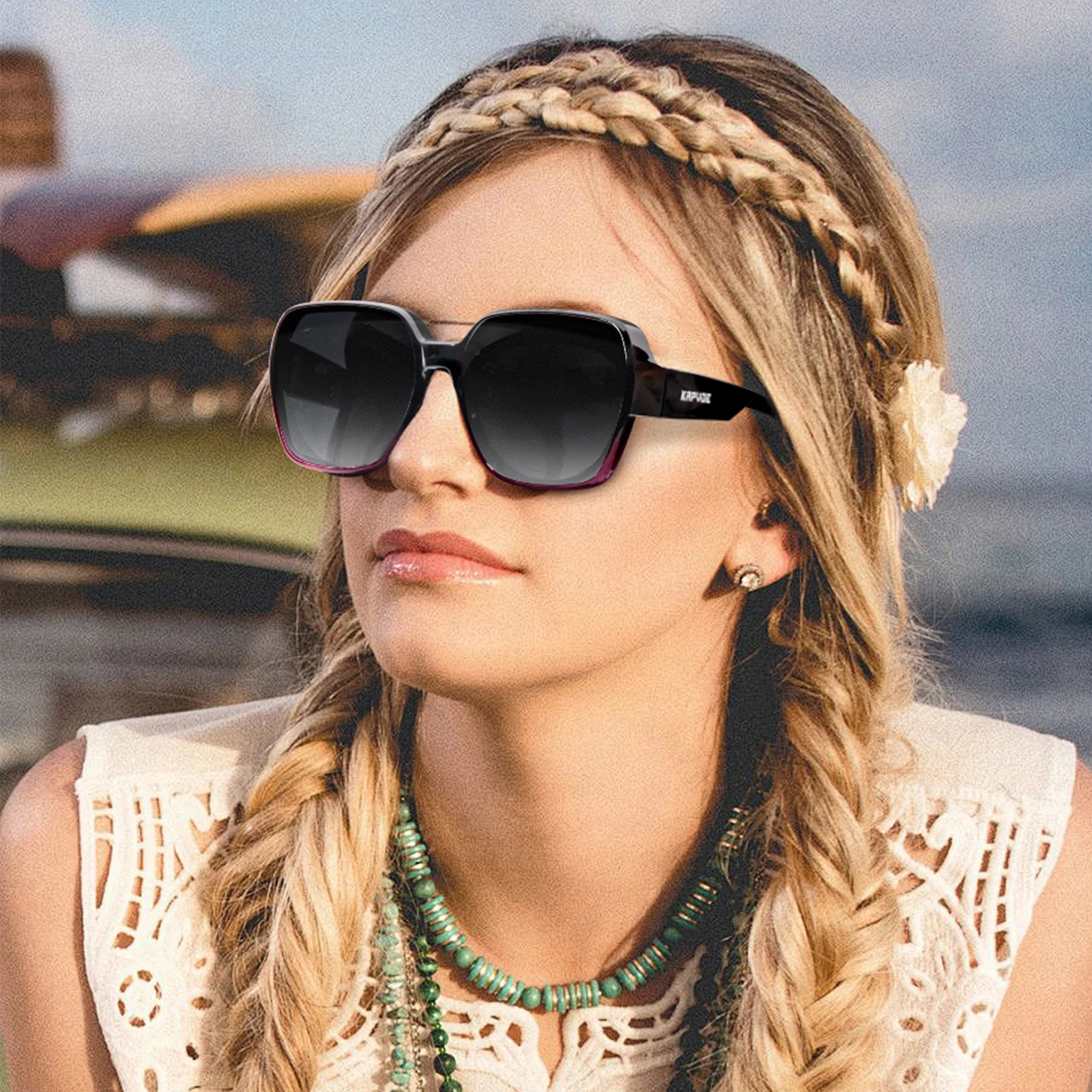 Kapvoe  Fitover Sunglasses Ove - مراجعة Fishing Sunglasses Polarized وسعره