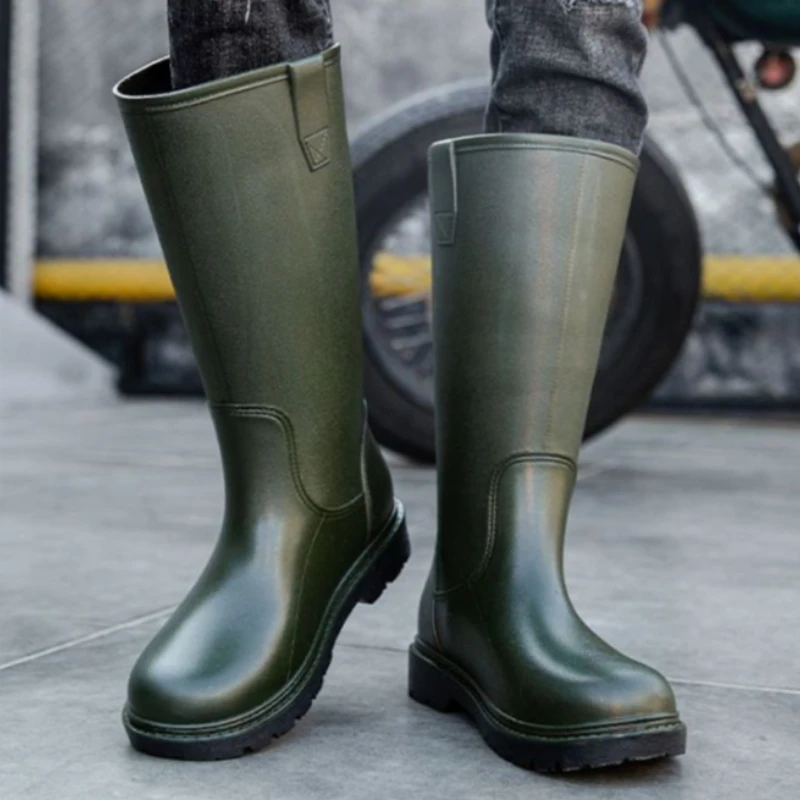 Rain Boots for Men Gum Fishing - مراجعة Fishing Boots وسعره