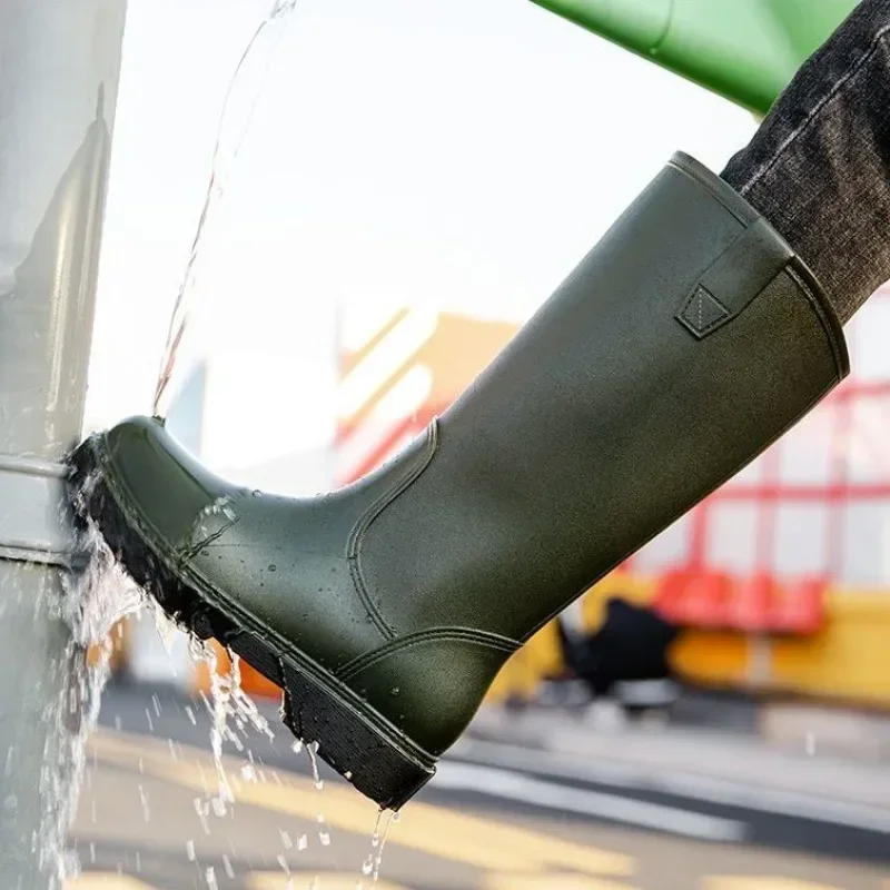 Rain Boots for Men Gum Fishing - مراجعة Fishing Boots وسعره