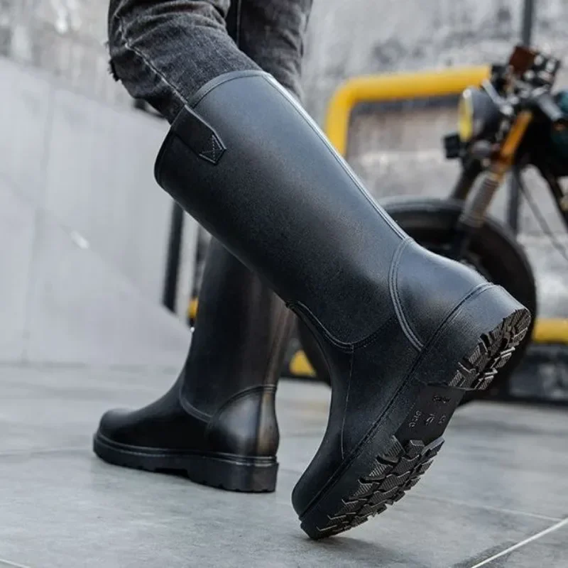 Rain Boots for Men Gum Fishing - مراجعة Fishing Boots وسعره