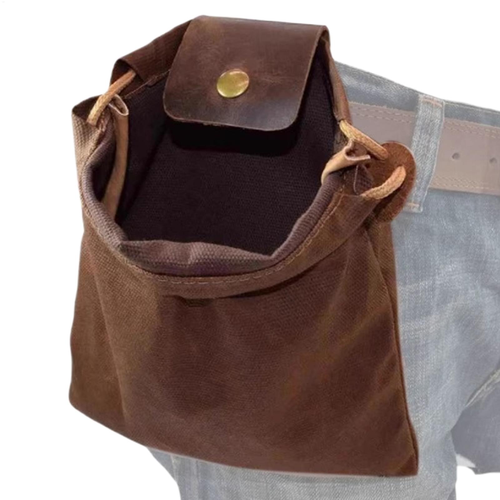 Portable Waxed Dump Pouch Mult - مراجعة Fishing Belt وسعره