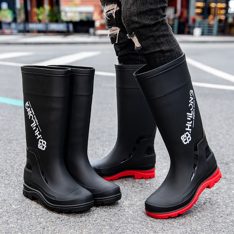 New Men's High-Tube Fleece-Lin - مراجعة Fishing Boots وسعره