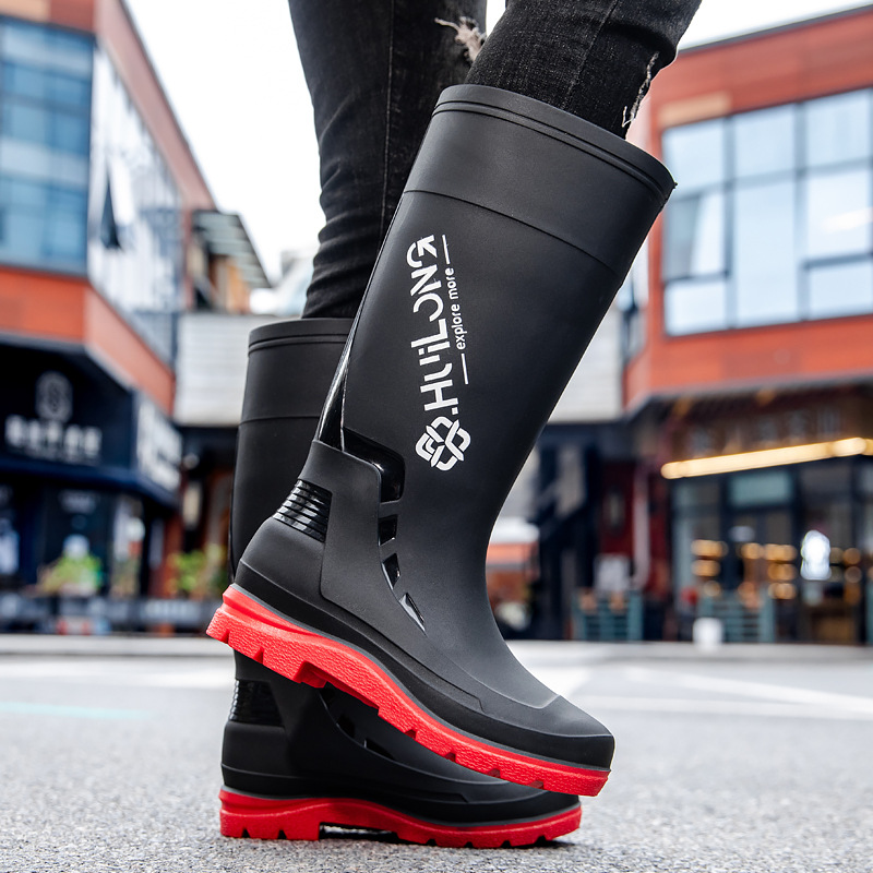 New Men's High-Tube Fleece-Lin - مراجعة Fishing Boots وسعره