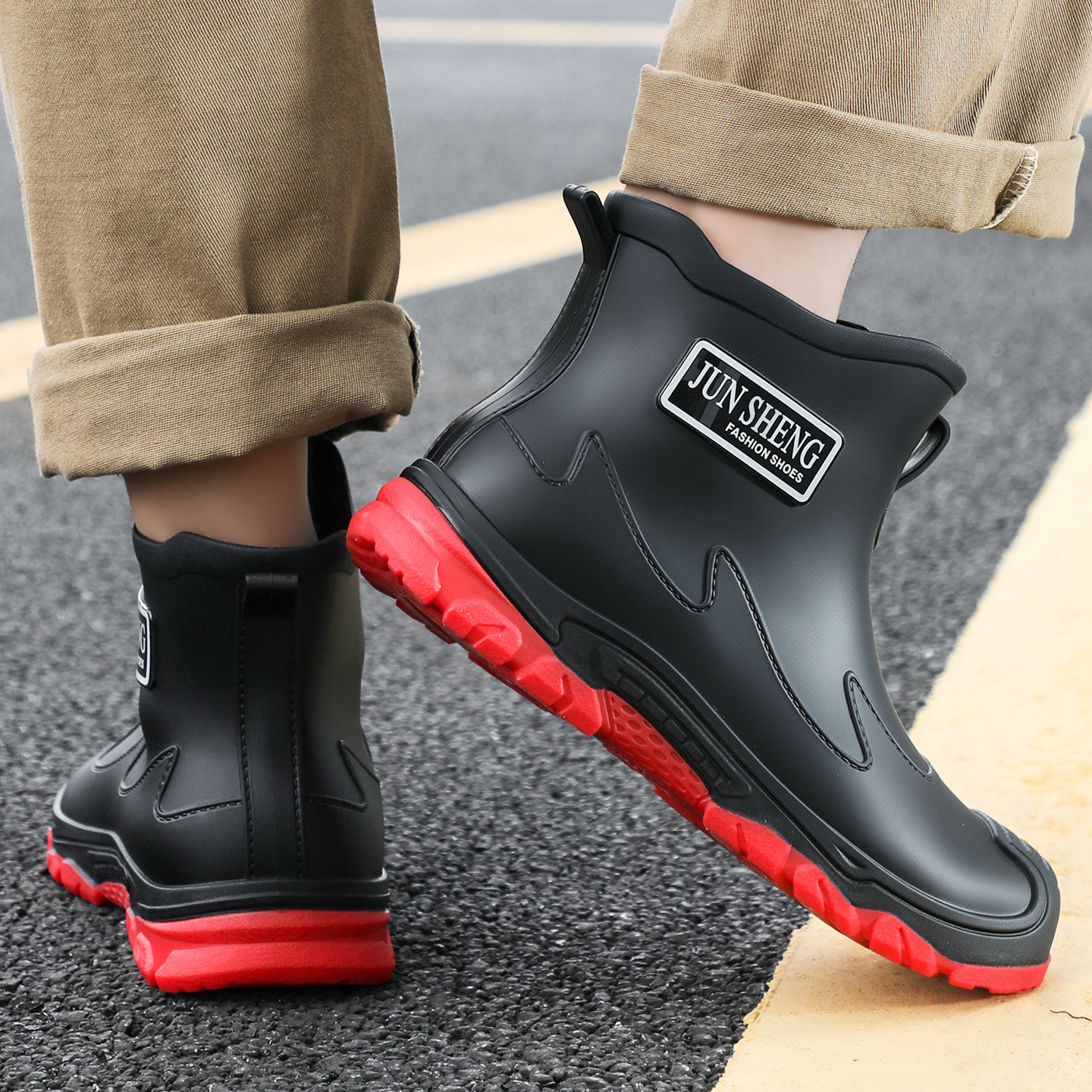 Waterproof Cross-Border Men's  - مراجعة Fishing Boots وسعره