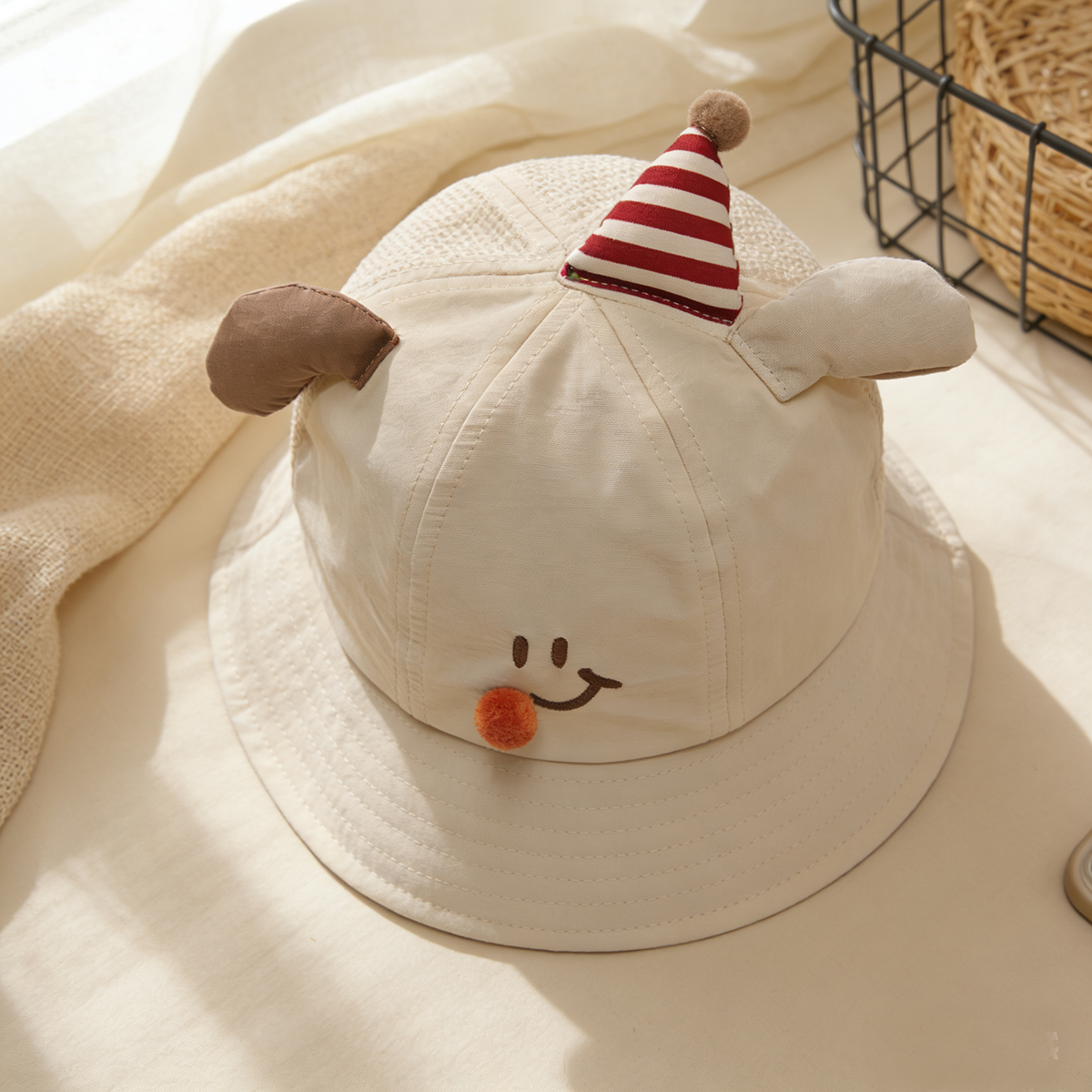 Cute birthday-themed embroider - مراجعة Fishing Hat وسعره