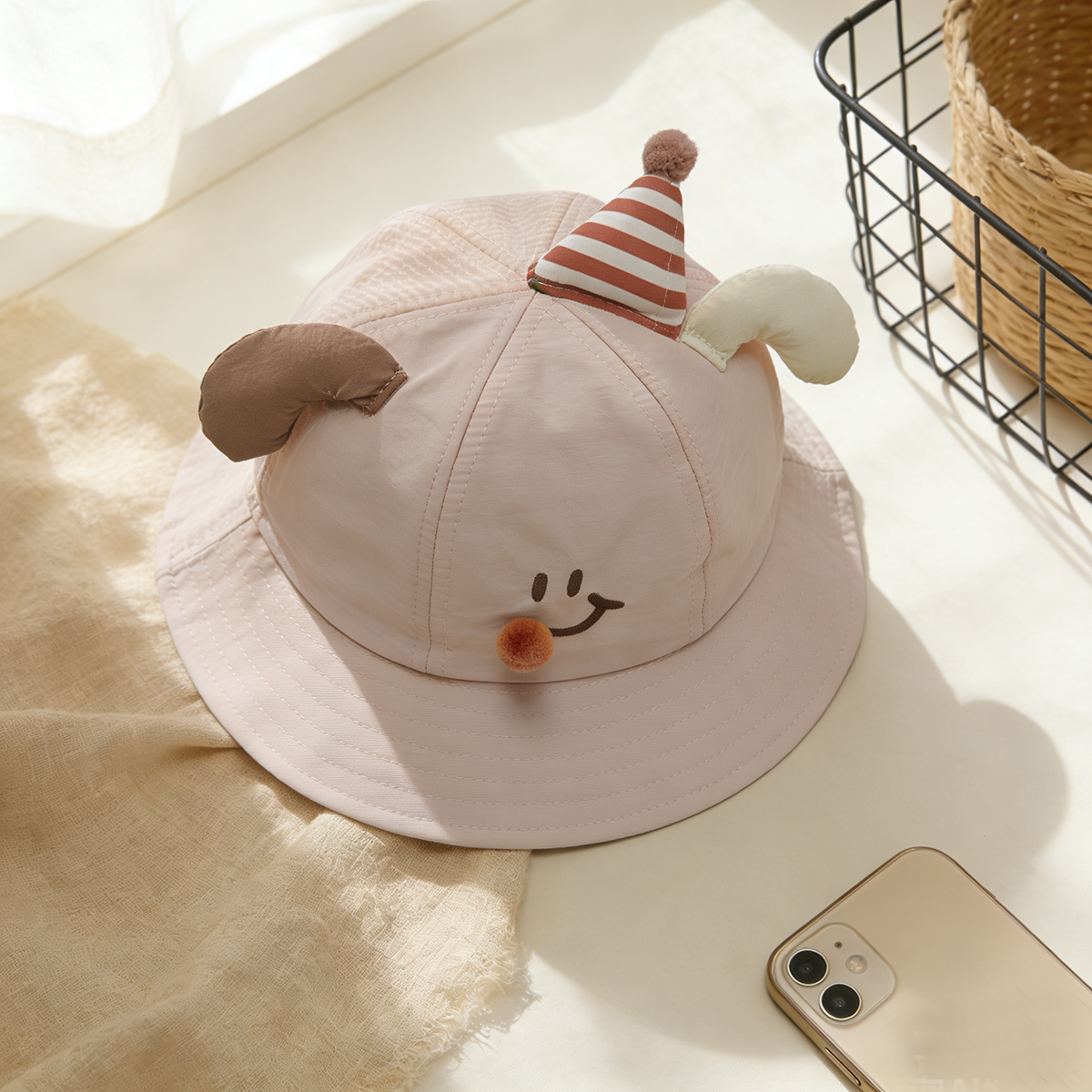 Cute birthday-themed embroider - مراجعة Fishing Hat وسعره