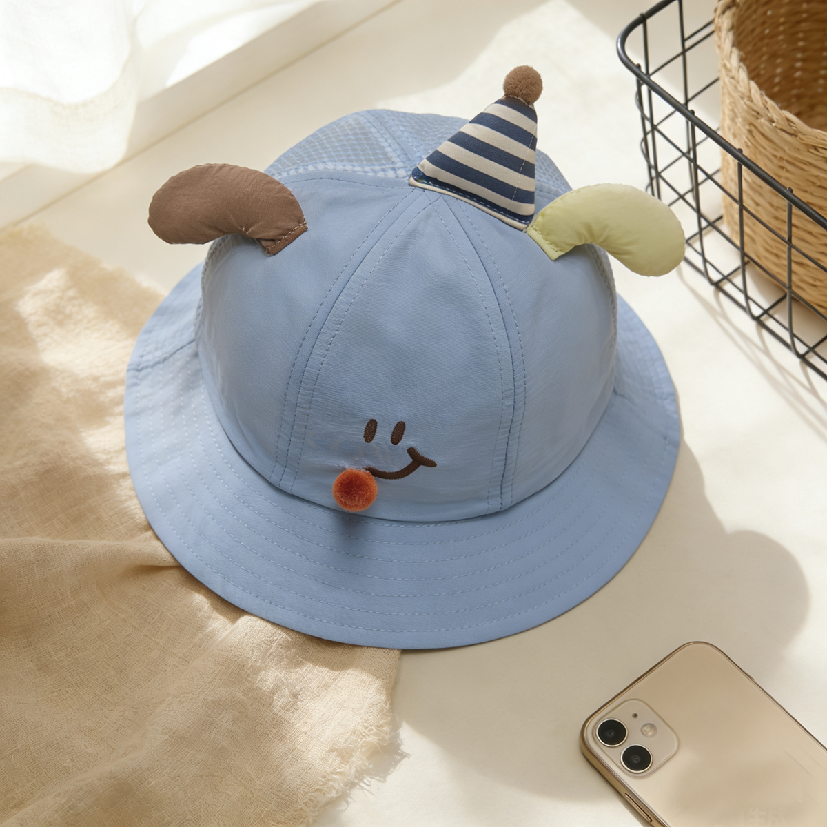 Cute birthday-themed embroider - مراجعة Fishing Hat وسعره