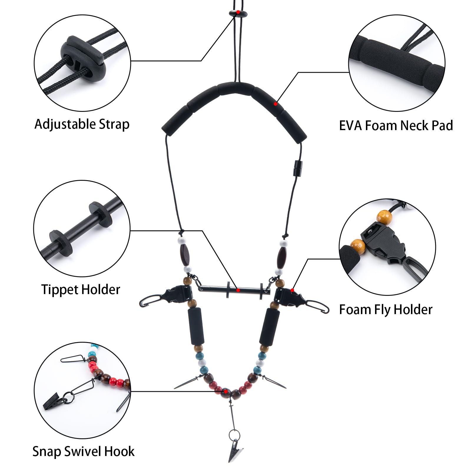 Goture Fly Fishing Lanyard Lig - مراجعة Fishing Belt وسعره