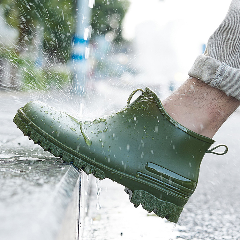 New Fashion Men Rain Boots Pla - مراجعة Fishing Boots وسعره