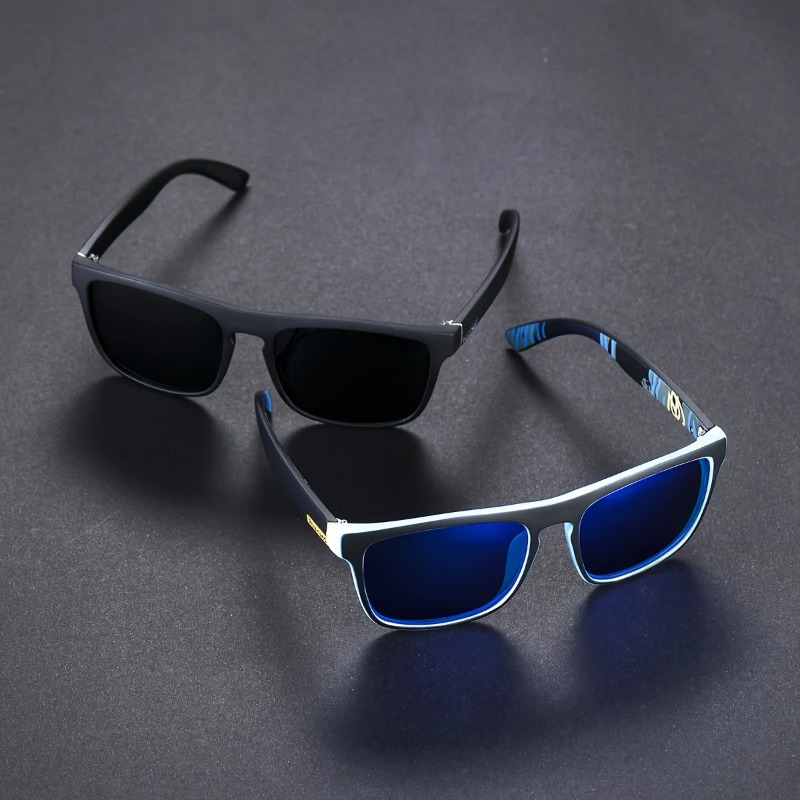 1/2pcs Square Sport Sunglasses - مراجعة Fishing Sunglasses Polarized وسعره