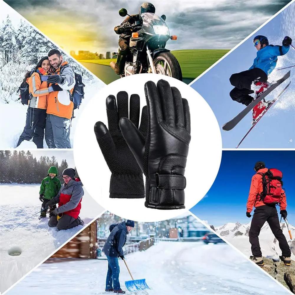 1 Pair USB Heating Gloves Rech - مراجعة Fishing Gloves وسعره