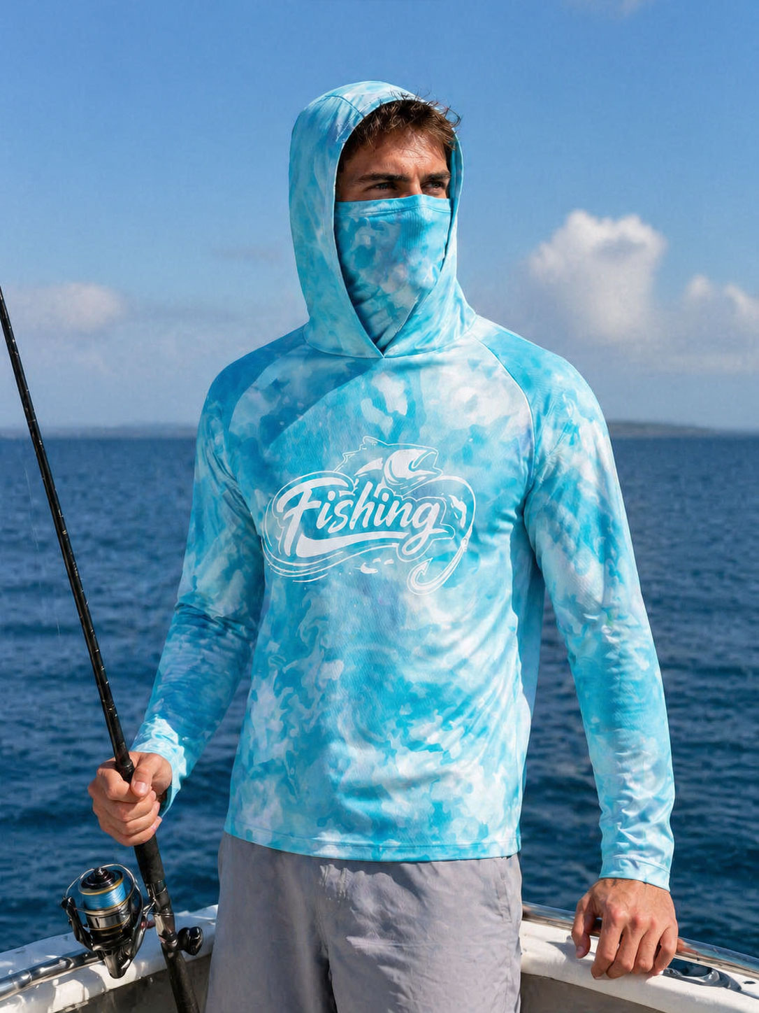 Fishing Shirt Hooded Men Fishi - مراجعة Fishing Hoodie وسعره