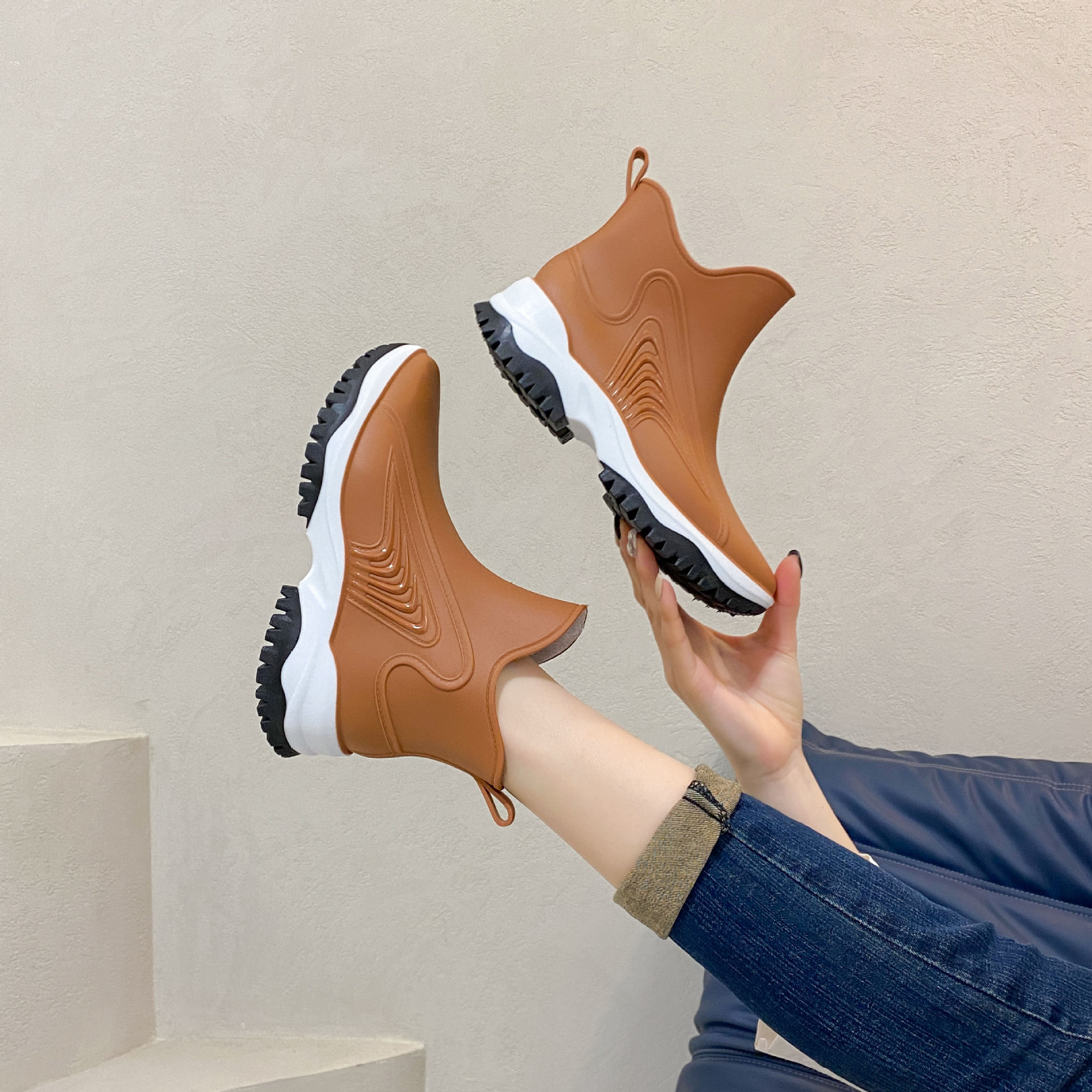 Women Rainboots Slip-on Waterp - مراجعة Fishing Waders وسعره