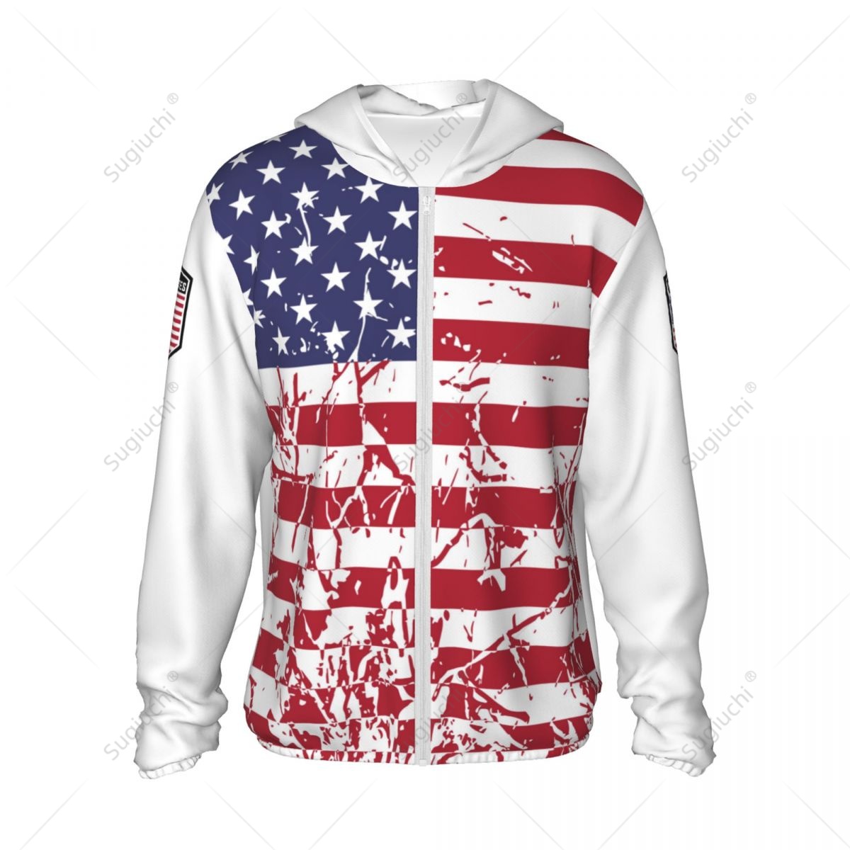 United States Flag Sun Protect - مراجعة Fishing Hoodie وسعره
