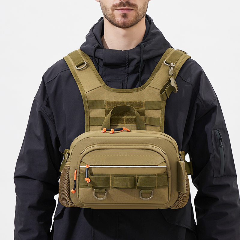 Men Chest Bag Tactical Fishing - مراجعة Fishing Backpack وسعره