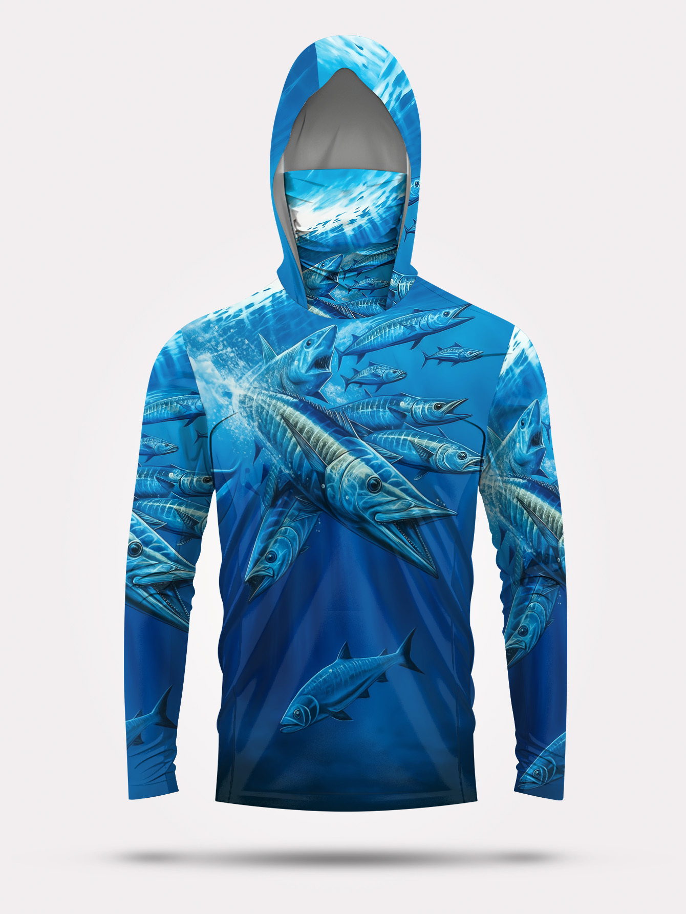 Men Hood Fishing Shirt long sl - مراجعة Fishing Shirt Uv Protection وسعره