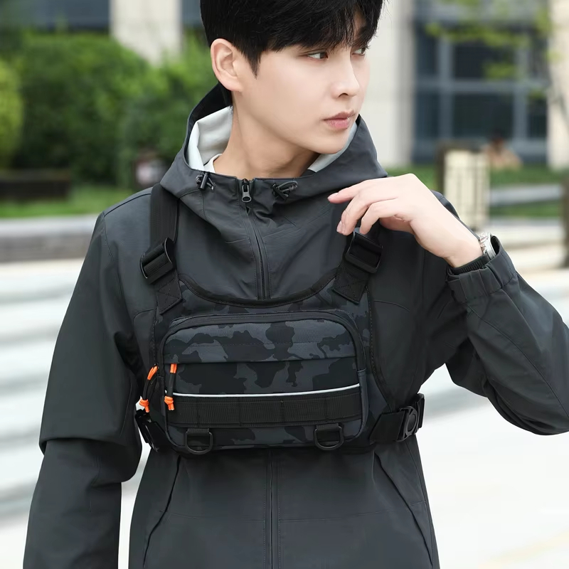 Cycling Front Chest Vest Tacti - مراجعة Fishing Backpack وسعره