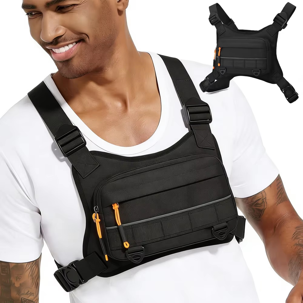 Cycling Front Chest Vest Tacti - مراجعة Fishing Backpack وسعره