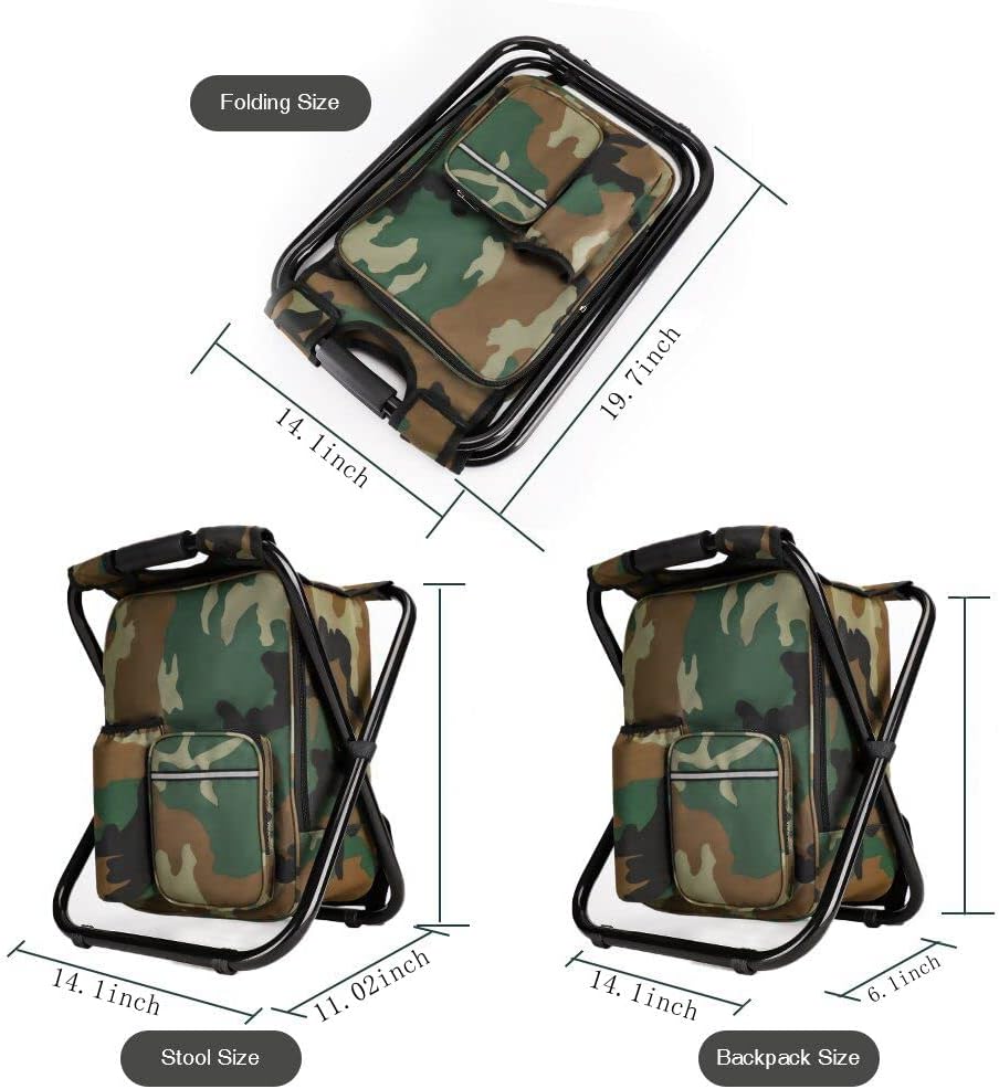 Portable Folding Camping Stool - مراجعة Fishing Bag Waterproof وسعره