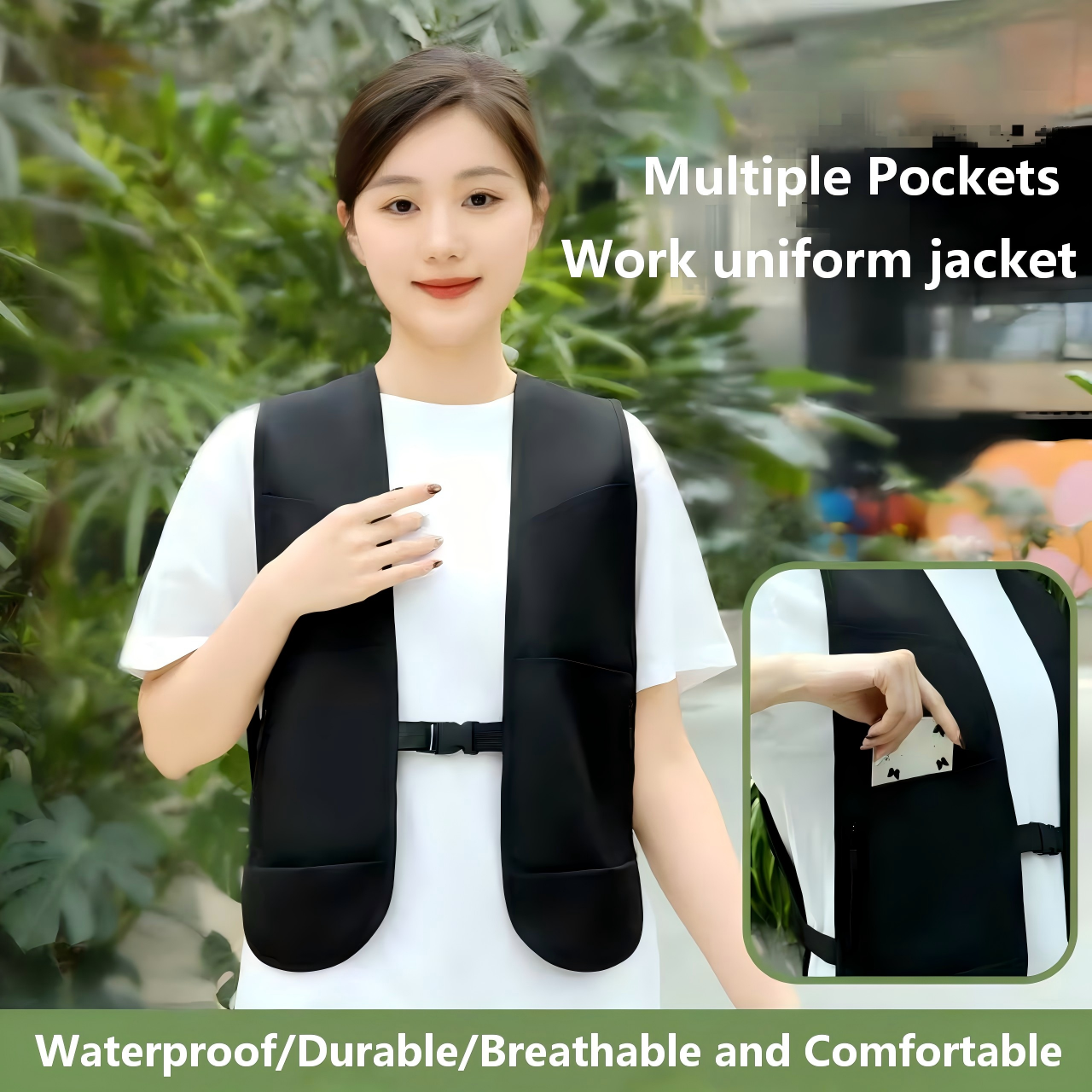 Zipper type work vest super li - مراجعة Fishing Vest وسعره